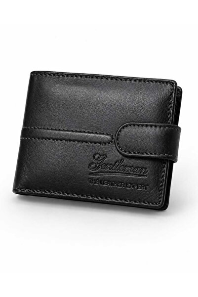 Gentleman 100% Genuine Leather Wallet for Men – Classic Bifold with Secure Bu...