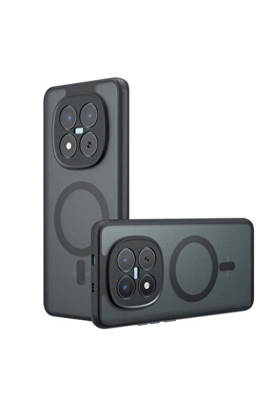 Techsuit Husă pentru Xiaomi Redmi Note 15 Pro 5G, PureFrost MagSafe, negru ma...