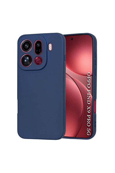 Techsuit Husă pentru OPPO Find X9 Pro, SoftFlex, albastru marin - albastru marin
