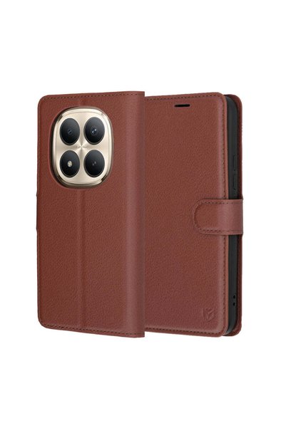 Techsuit Husă pentru Xiaomi Redmi Note 15 Pro+ 5G, tip portofel din piele, ma...