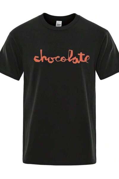 21JNRY Men'S Vintage 90s Skateboard Graphic T-Shirt - "Chocolate" Design, Cre...