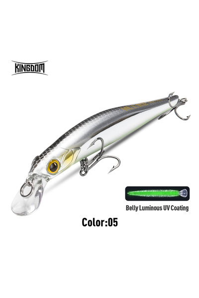 Choice3 KINGDOM 60mm 6G 9506-05 Kingdom Sinking Minnow Fishing Lures 60mm 80m...