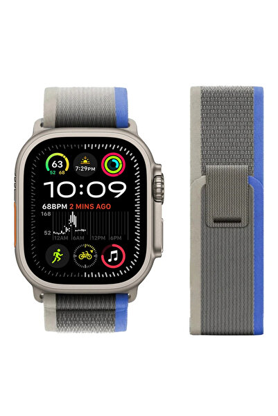Choice14 42mm-44mm-45mm-49mm Blue-Gray 2 trail loop For watch ultra 2 Band 49...