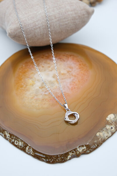 Serenite Collection Vortex Silver Color Zircon Necklace