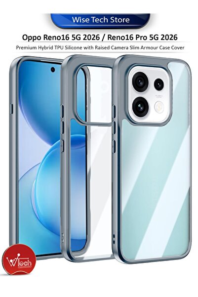 Wtech Oppo Reno16 5G 2026 / Reno16 Pro 5G 2026 Hybrid TPU Silicone with Raise...
