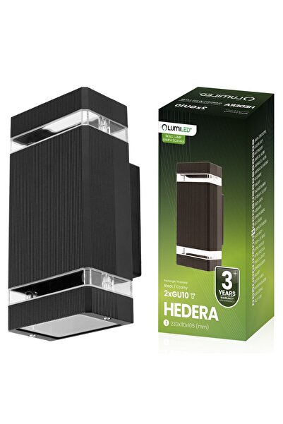 Lumiled Lampă de grădină, Lampă de perete, Fațadă, Sus/Jos, GU10, Aluminiu ne...