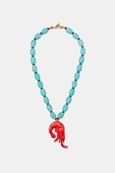 My Joyas Design قلادة على شكل جمبري من طراز ZR