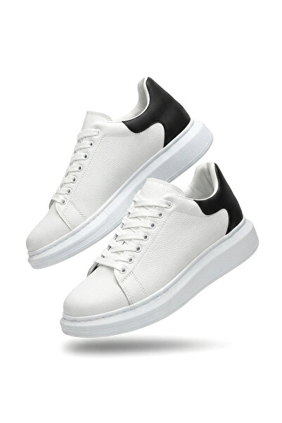 Zerenyus Kb-X500 Kuback Lace-Up White Black Casual Men's Shoes