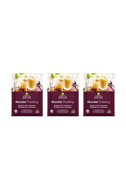 Arche Naturkuche Pachet 3 x Budinca bio de migdale, 46g