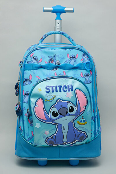 R&B Stitch Print 20" Trolley Backpack