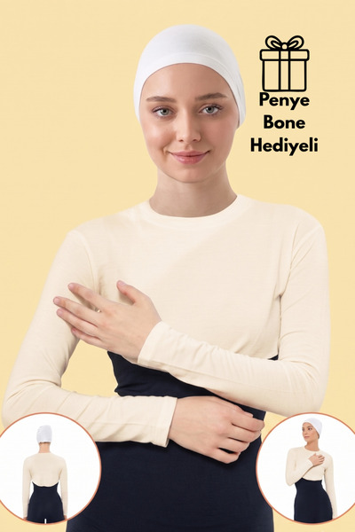 MyReal Women's Neck Collar Long Sleeve Half Body Suit |   Vest and Underdress...