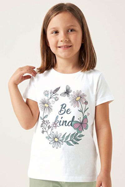 R&B Printed T-Shirt with Crew Neck and Short Sleeves