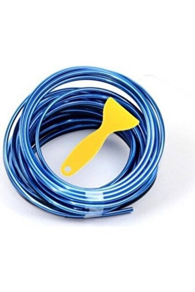 Halidi Hld Blue Trim Ribbed New Generation Car Interior Rope Strip Fish Scale...