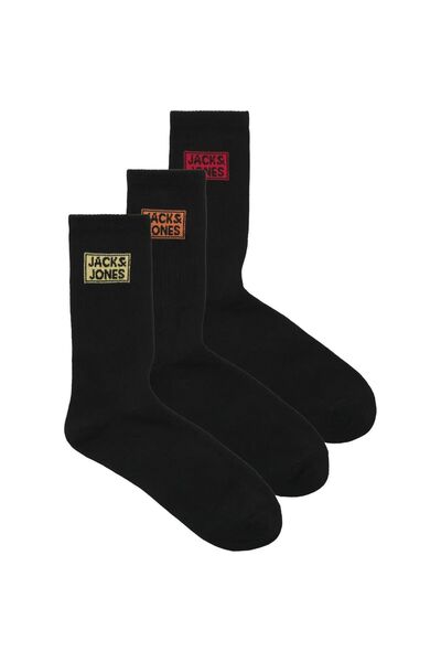 Jack & Jones Șosete de tenis JACK &JONES Daze 3 perechi - 12299295-Negru
