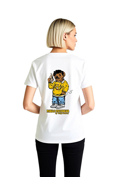 PayBuy Women's Cartoon Bear Graphic Printed Short Sleeve T-Shirt 100% Cotton ...