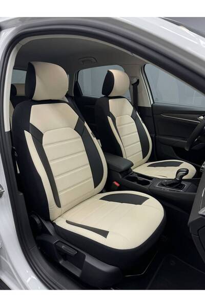 NewDeco Renault Captur 2013-2023 Uyumlu Premium Tay Tüyü Oto Koltuk Kılıfı Ai...