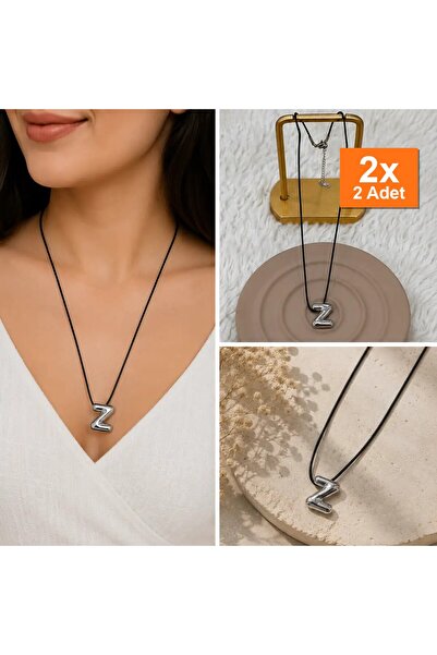 Bozhi Necklace Steel Black Business Woman Style