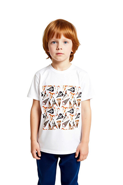 PayBuy Kids T-Shirt Funny Dog Faces Printed Relaxed Fit Short Sleeve Round Ne...