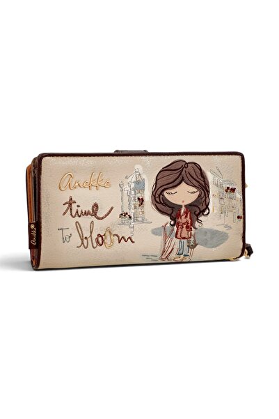 Anekke Portofel RFID Tulip 43709-901 cu curea de mână, 19 × 10 × 4 cm