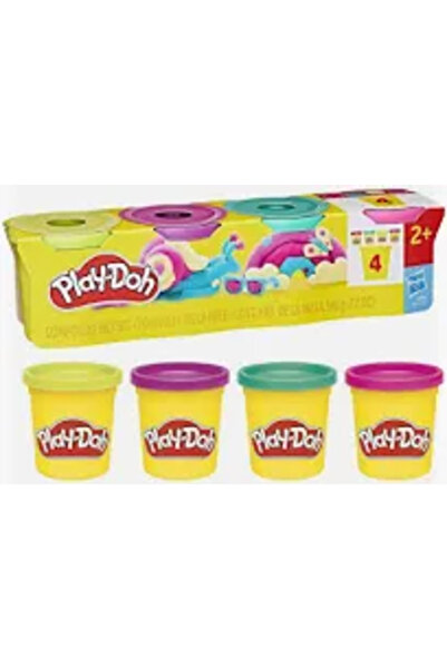 PLAY-DOH PLAYSET Play-Doh pack of 4 (16 oz) colors Blue, Orange, Teal & Neon ...