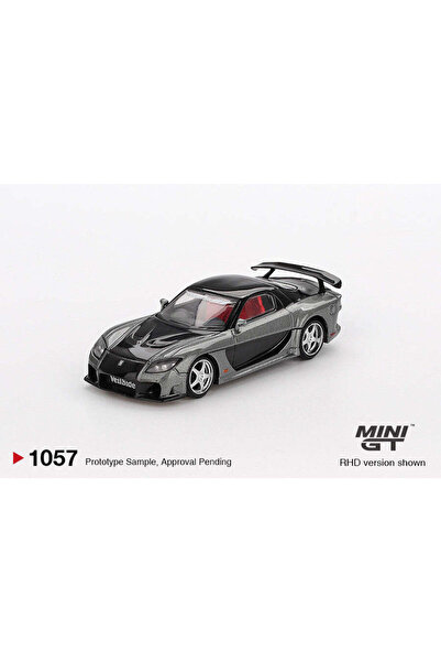 mini gt Model auto Mazda RX-7 (FD3S) VeilSide Fortune, Gri, 2011 (Volan pe st...