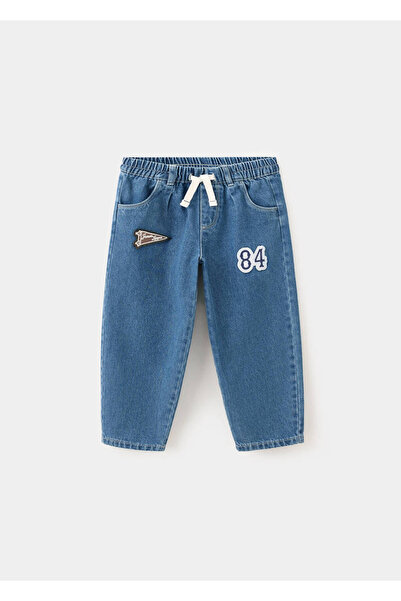 MANGO Baby Rahat kesim yamalı jean