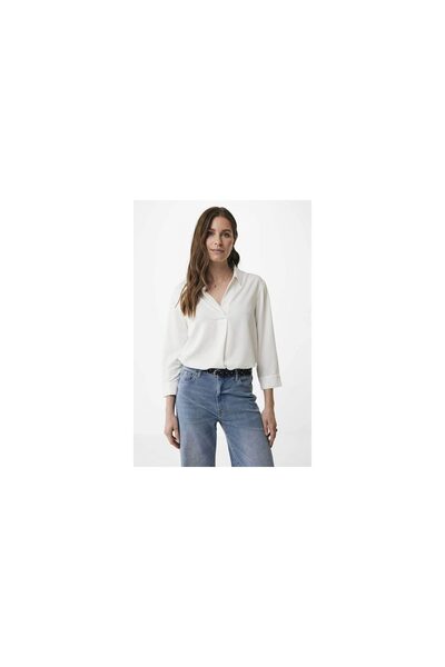 MEXX Γυναικεία Μπλούζα Off White