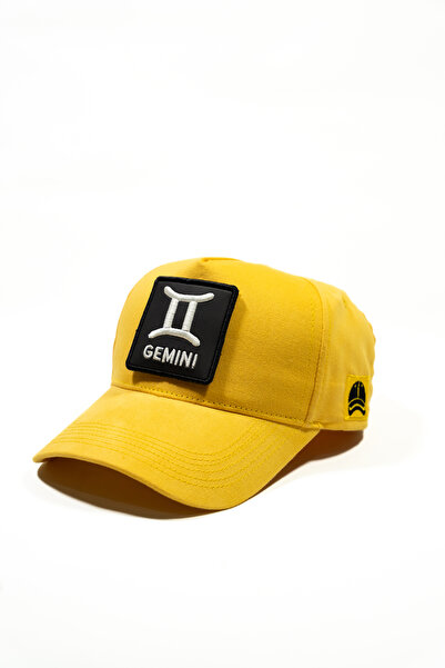 all hats قبعة قابلة للتبديل بتفاصيل رقعة برج الجوزاء |   قبعة بيسبول بدون شبك...