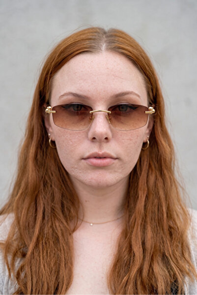 ZENIT Solve Leopard Patterned Brown Women's Sunglasses - 54 Ekartman Uv400 Pr...