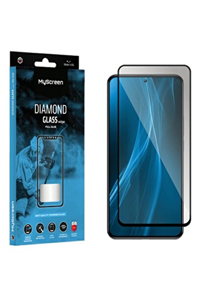 Generic MS Diamond Glass Edge FG Oppo A79 5G μαύρο/μαύρο Πλήρης Κόλλα