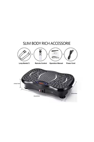 Generic Brand Vibration Plate Exercise Machine, Full Body Fitness Platform wi...