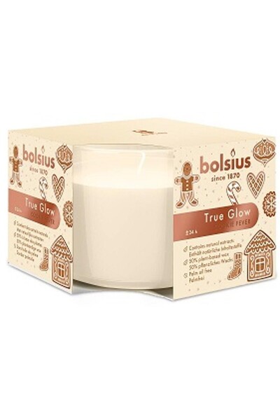 Bolsius Set 2 x Lumanare Parfumata in Pahar, Cookie Fever,