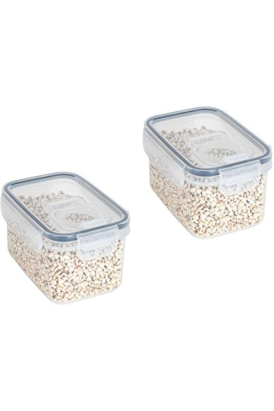 STARSTAR Two-piece transparent rice bucket kitchen storage box