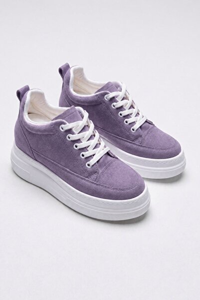 İX CloudLift Kadın Gizli Topuk Sneaker Süet Günlük Rahat Spor Ayakkabı Boy Uzatan 8cm