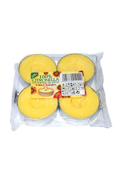 LCA Set 3 x 4 Lumanari Pastila Max Citronella, 10 Ore