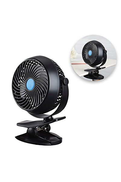 Zâna Casei Ventilator de masă reîncărcabil cu cleme 4W
