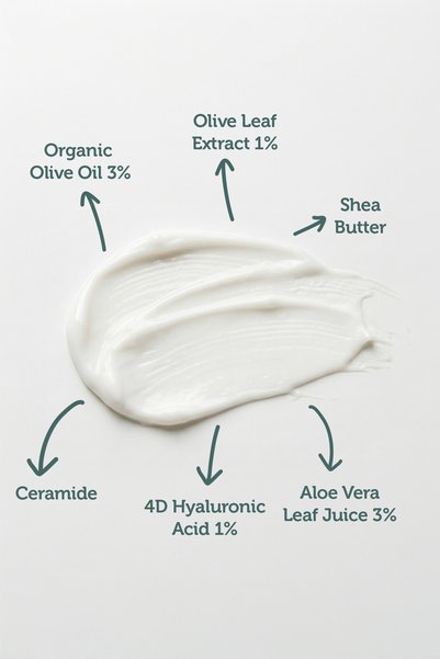 Vitolisse Hand and Body Lotion 300ml – Intensive Moisturizing Barrier Support Vegan (3% Organic Olive Oil)