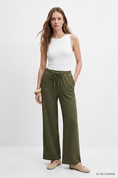 Rays Pantaloni largi 8612A Kaki