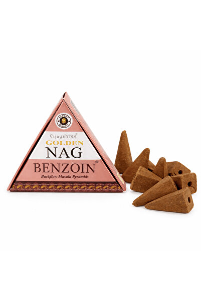 craftmystic Αρωματικά Κώνους Backflow Golden Nag Benzoin - Ιερή Πυραμίδα για ...