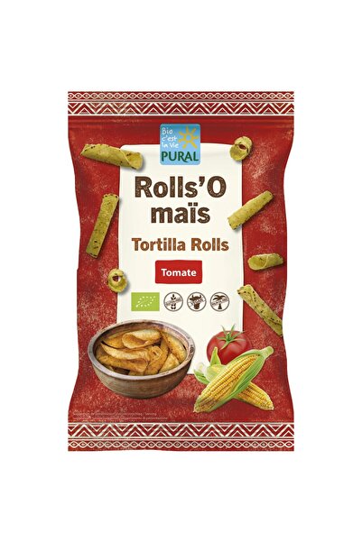 Pural Rulouri de tortilla cu roșii, fără gluten, bio, 125g