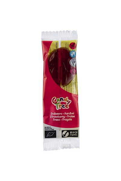 Candy Tree Acadele cu căpșuni, fără gluten și fără lactoză, bio, 13g