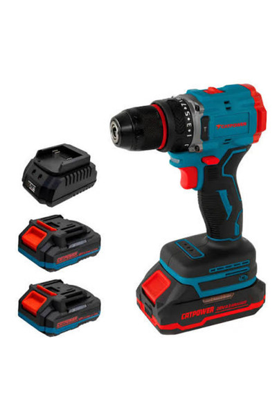 Yc Dekor CATPOWER CAT1020 Kömürsüz Çift Akülü Darbesiz Vidalama Makinesi 20V 2.0Ah