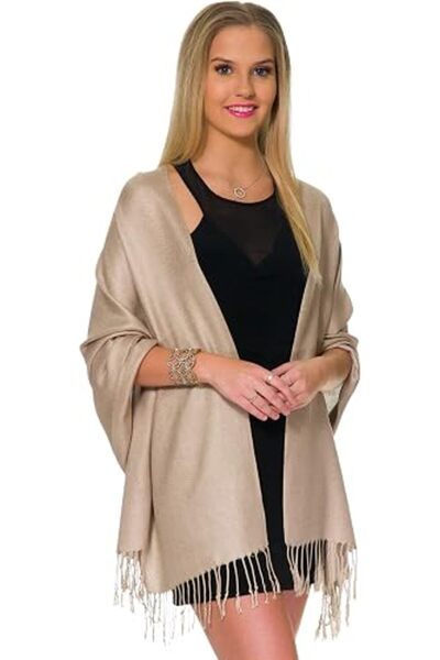 GENERAL Pashmina Scarves and Wraps for Evening Dresses Large Soft Pashminas W...