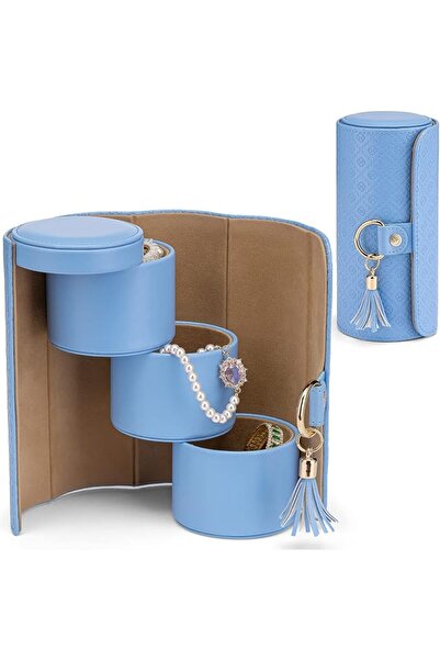VLANDO Travel Jewelry Box, Jewelry Roll Personalized, Jewelry Storage Travel ...