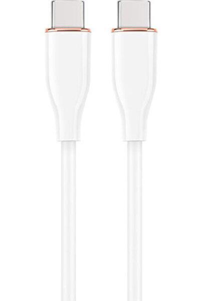 Gembird Καλώδιο USB 2.0 Type-C σιλικόνης σε σχήμα Τ, μήκους 1.5μ, λευκό