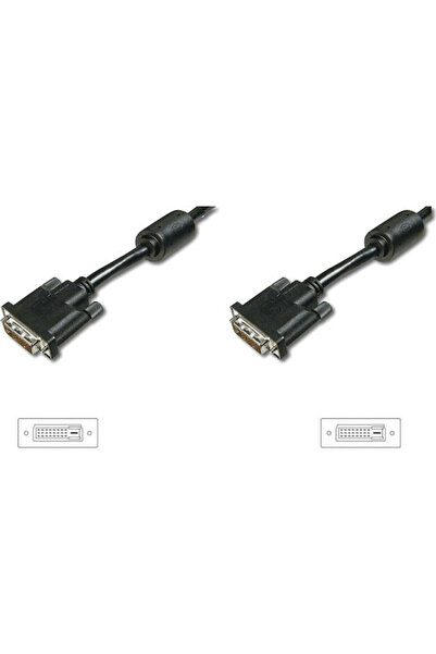 Digitus AK-320101-020-S 2μ Καλώδιο DVI-D αρσενικό σε DVI-D αρσενικό Μαύρο (AK...