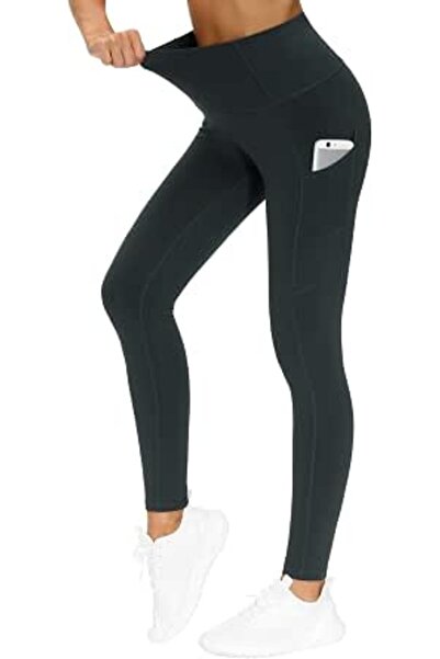 THE GYM PEOPLE Women's Thick High Waist Yoga Pants Workout Leggings | Tummy C...