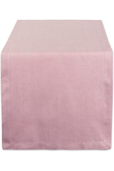 DII CAMZ38723 Solid Chambray, Table Runner 14x72, Chambray Gray