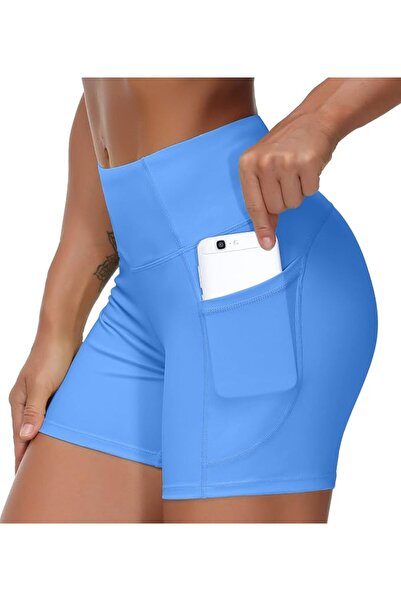 THE GYM PEOPLE High Waist Yoga Shorts for Women Workout Biker Shorts | Tummy ...