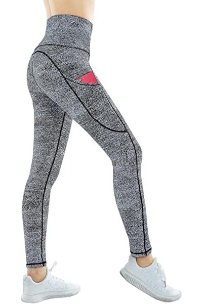THE GYM PEOPLE womens Capri Leggings | Tummy Control, Deep Side Pockets, Squa...